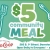 $5 Community Meal  