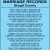 Marriage Records