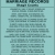 Marriage Records