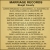 Marriage Records