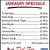 January Specials