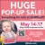 Huge Pop-Up Sale!