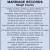 Marriage Records