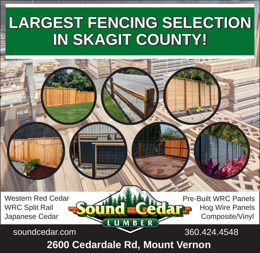 Sound Cedar Lumber
