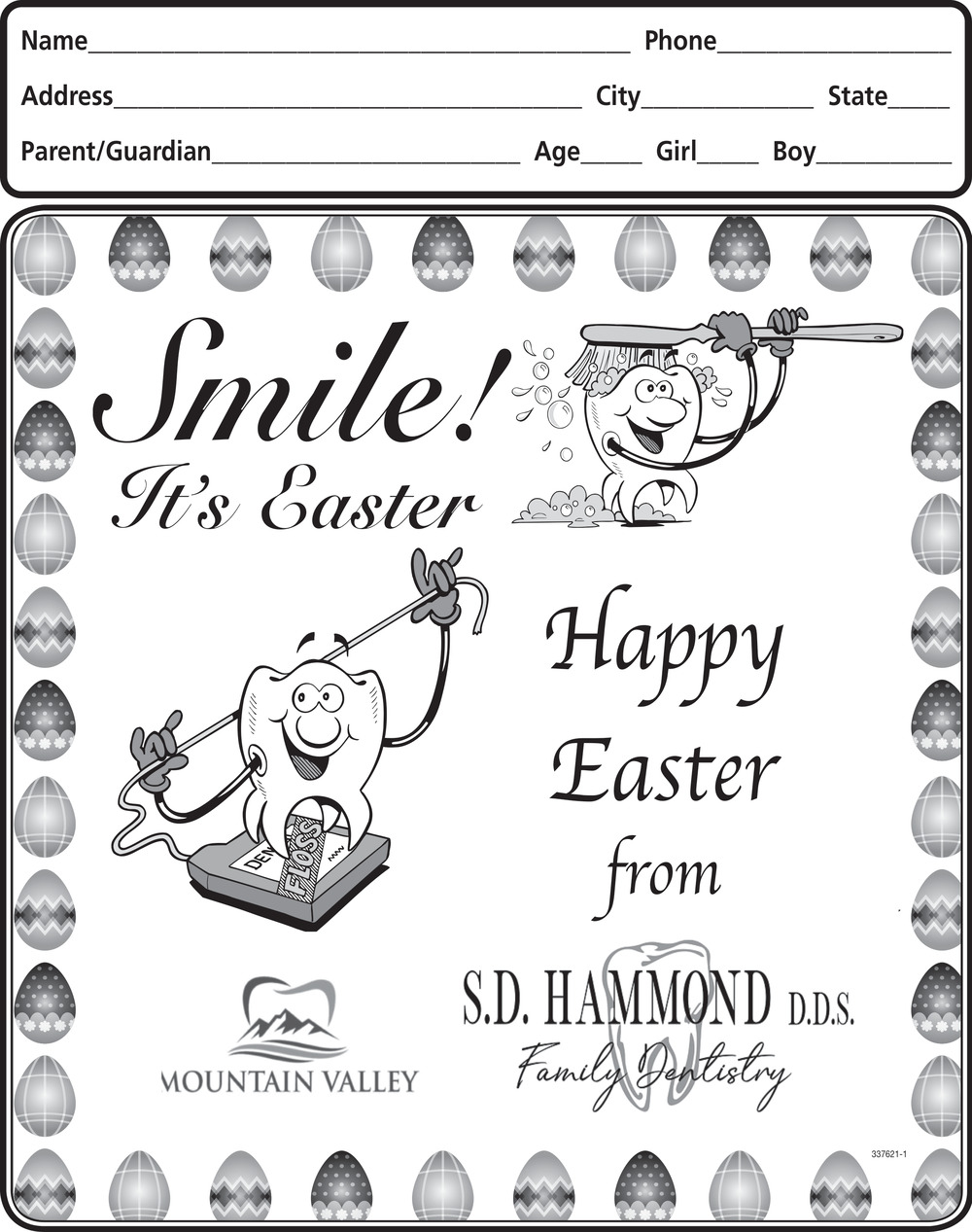 Smile It's Easter, S.D. Hammond D.D.S.