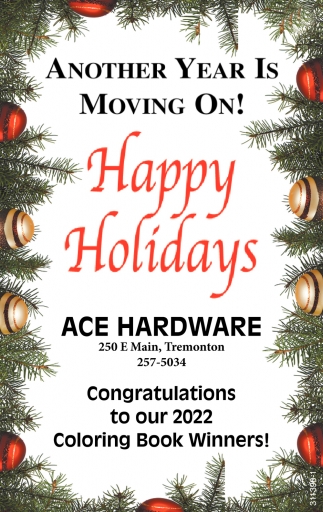 Another Year Is Moving On!, Ace Hardware, Tremonton, UT