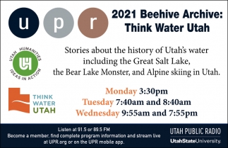 2021 Beehive Archive: Think Water Utah