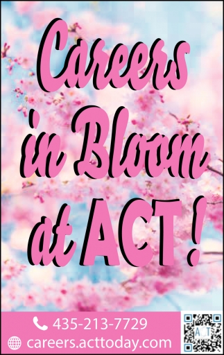 Careers In Bloom At Act!