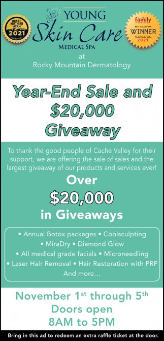 Year-End Sale And $20,000 Giveaway