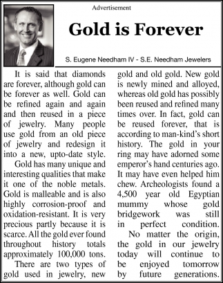 Gold Is Forever
