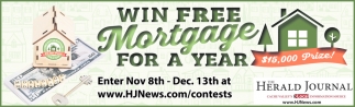 Win Free Rent Or Mortgage For A Year