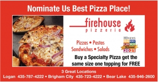 Nominate Us Best Pizza Place!