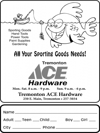 All Your Sporting Goods Needs!
