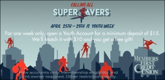 Calling All Super Savers