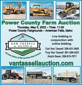 Power County Farm Auction