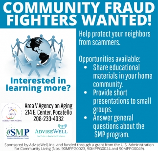Community Fraud Fighters Wanted!