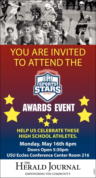 You Are Invited To Attend The HJ Sports Stars