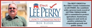 Elect Lee Perry