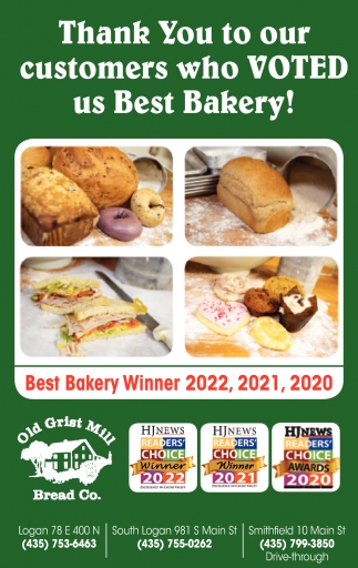 Thank You for Voting Us Best Bakery!