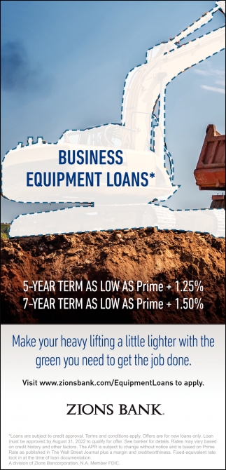 Business Equipment Loans