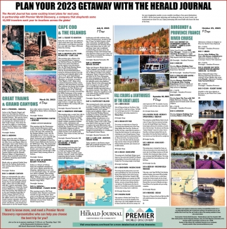 Plan Your 2023 Getaway With The Herald Journal