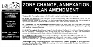 Zone Change, Annexation, Plan Amendment
