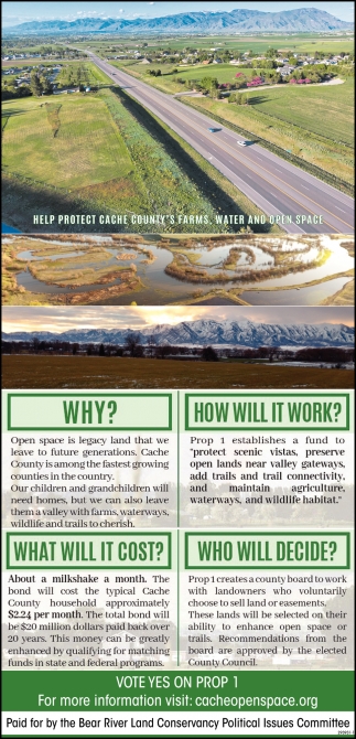 Help Protect Cache County's Farms, Water and Open Space!