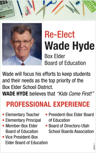 Re-Elect Wade Hyde
