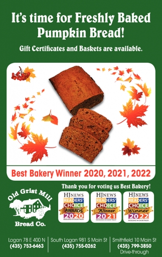 It's Time for Freshly Baked Pumpkin Bread!