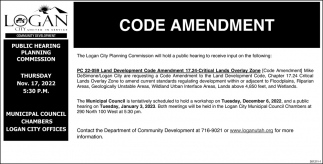 Code Amendment