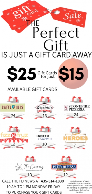 Available Gift Cards