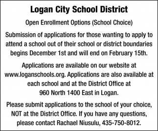 Open Enrollment Options