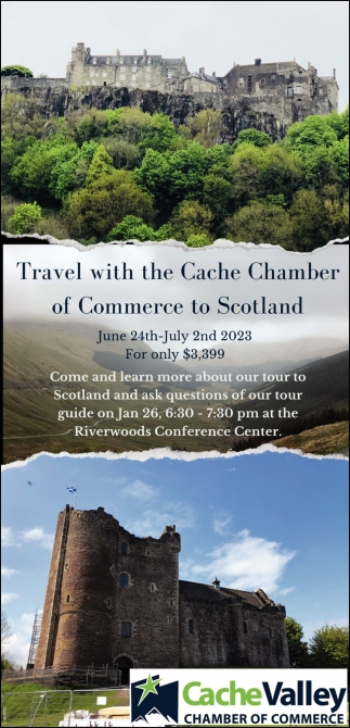 Travel With The Cache Chamber Of Commerce To Scotland