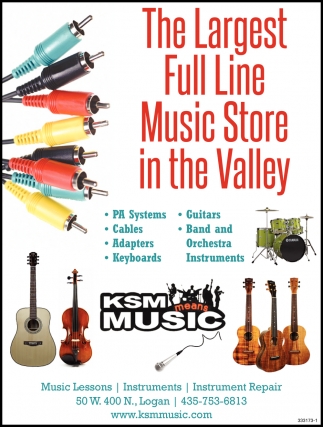 The Largest Full Line Music Store In The Valley 