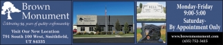Brown Monument