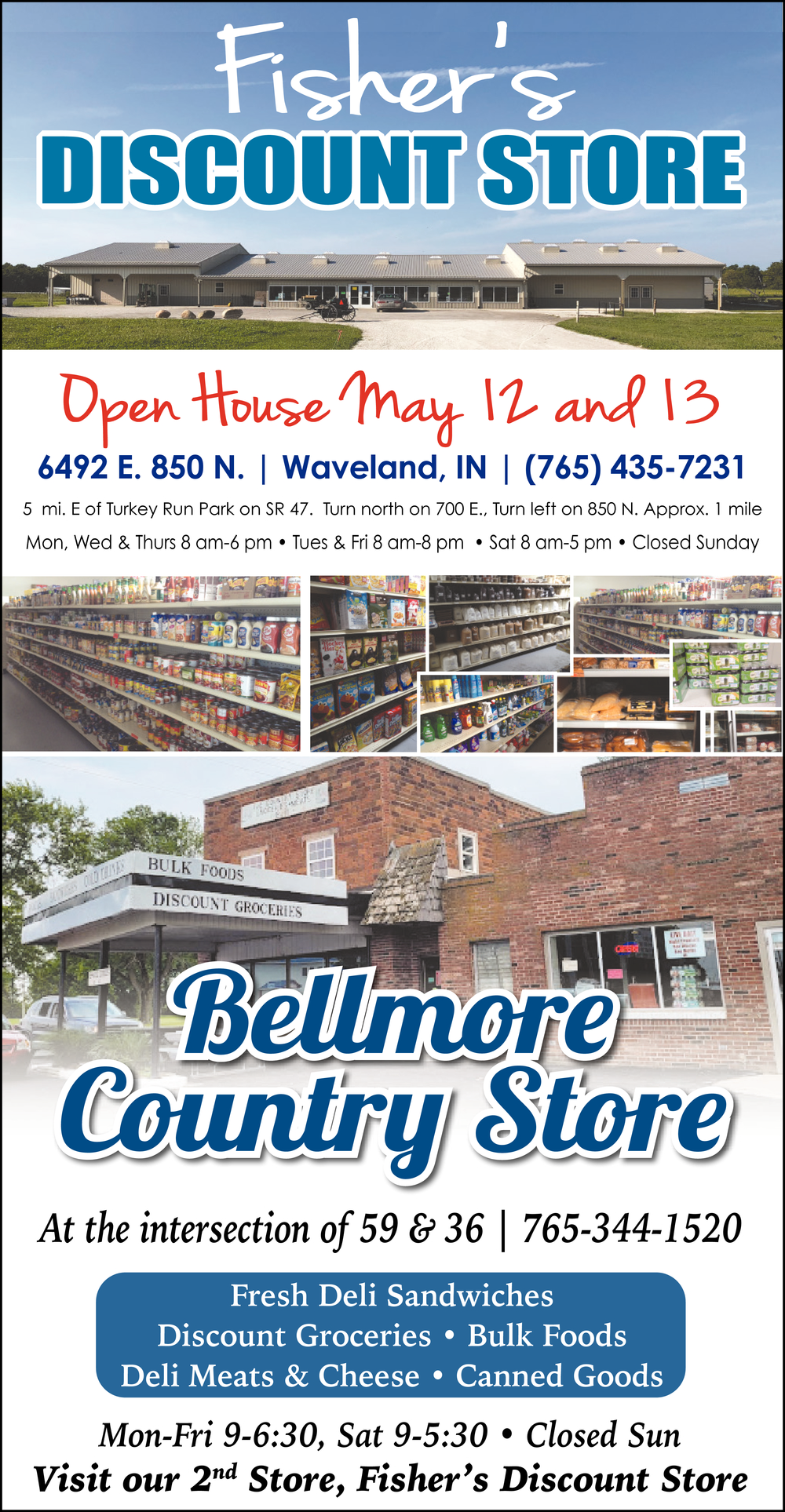 Open House, Fisher's Discount Store / Bellmore Country Store