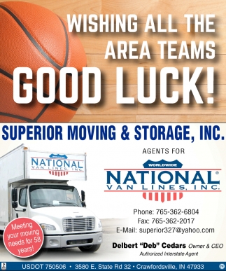 Wishing All the Area Teams Good Luck!