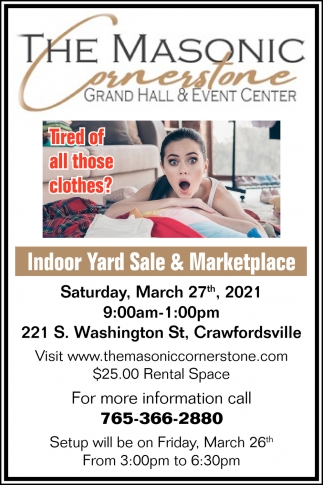 Indoor Yard Sale & Marketplace
