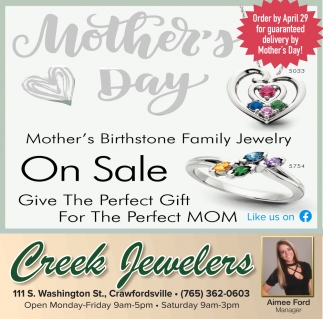 Mother's Birthstone Family Jewelry