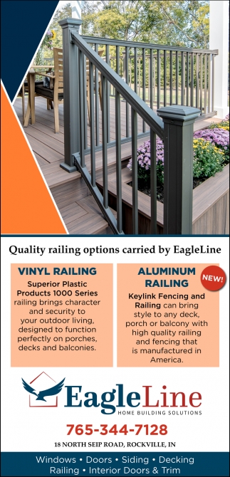 Quality Railing Options carried by EagleLine