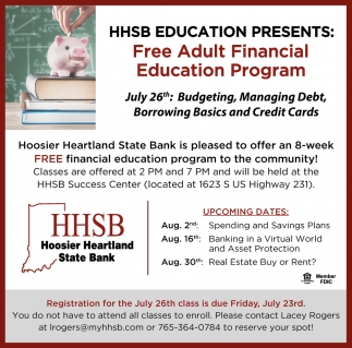 FREE Adult Financial Education Program
