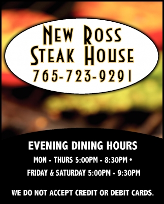 Evening Dining Hours