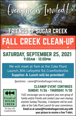 Fall Creek Clean-Up