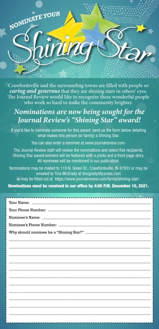 Nominate Your Shining Star