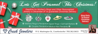 Lets Get Personal This Christmas!