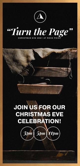 Join Us for Our Christmas Eve Celebration