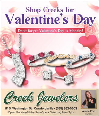 Shop Creeks for Valentine's Day
