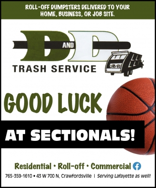 Good Luck at Sectionals!