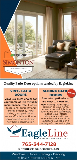 Quality Patio Door Options By EagleLine