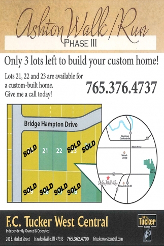Only 3 Lots Left to Build Your Custom Home!